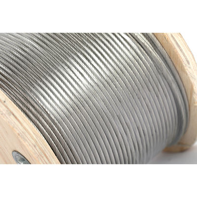 316 Stainless Steel High Strength And Corrosion Resistance Nylon Coated 2mm Wire Rope