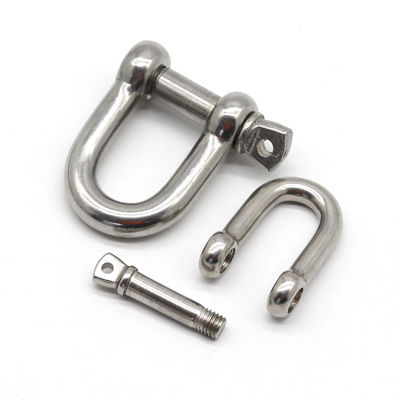 สไตล์ญี่ปุ่น สแตนเลส D Shackle การก่อสร้าง