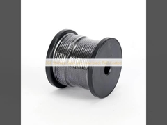 304 สแตนเลส สายไหม สีดํา PVC ผิวเคลือบ