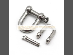 สไตล์ญี่ปุ่น สแตนเลส D Shackle การก่อสร้าง